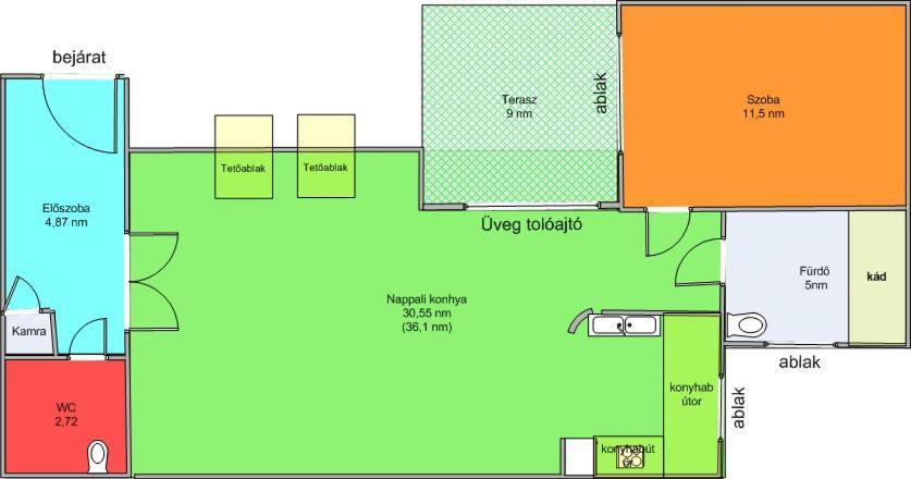 Hb Downtown Sunny Apartman Budapest Kültér fotó